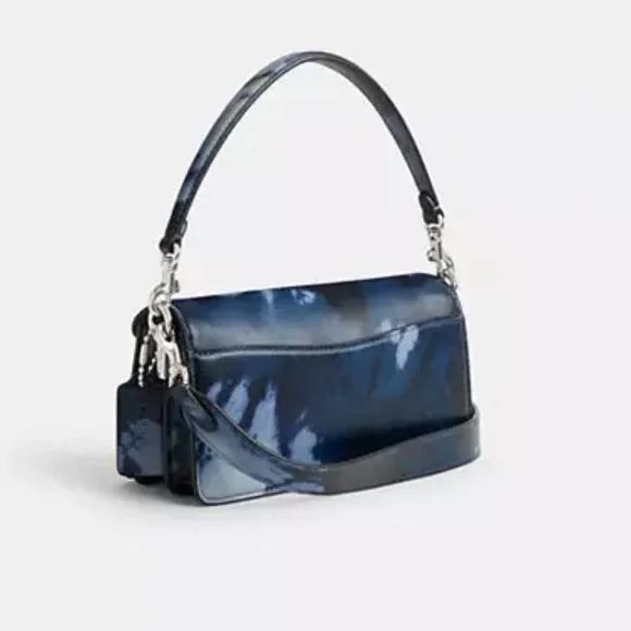 Coach Tabby Mini Tie-Dye Print Leather Shoulder Bag 20 LH/Midnight NWT Shoulder Bags